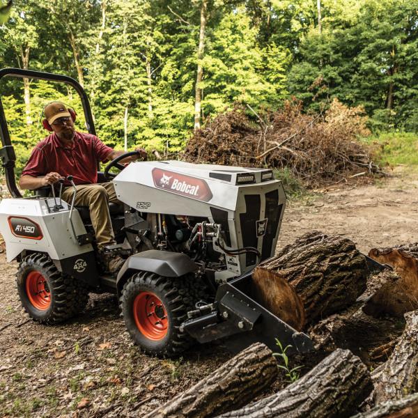 Bobcat AT450 Articulating Tractor available at Leppo Rents