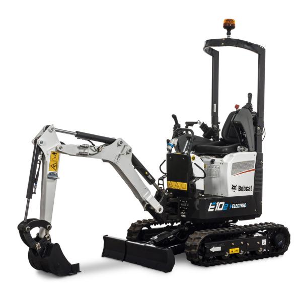 Bobcat E10e Battery-Electric Compact Excavator available at Leppo Rents