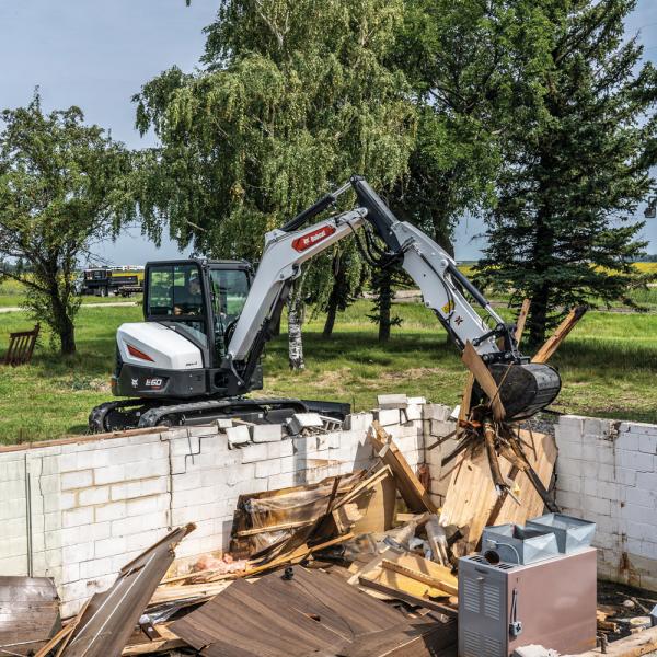 E60 Compact Excavator available at Leppo Rents